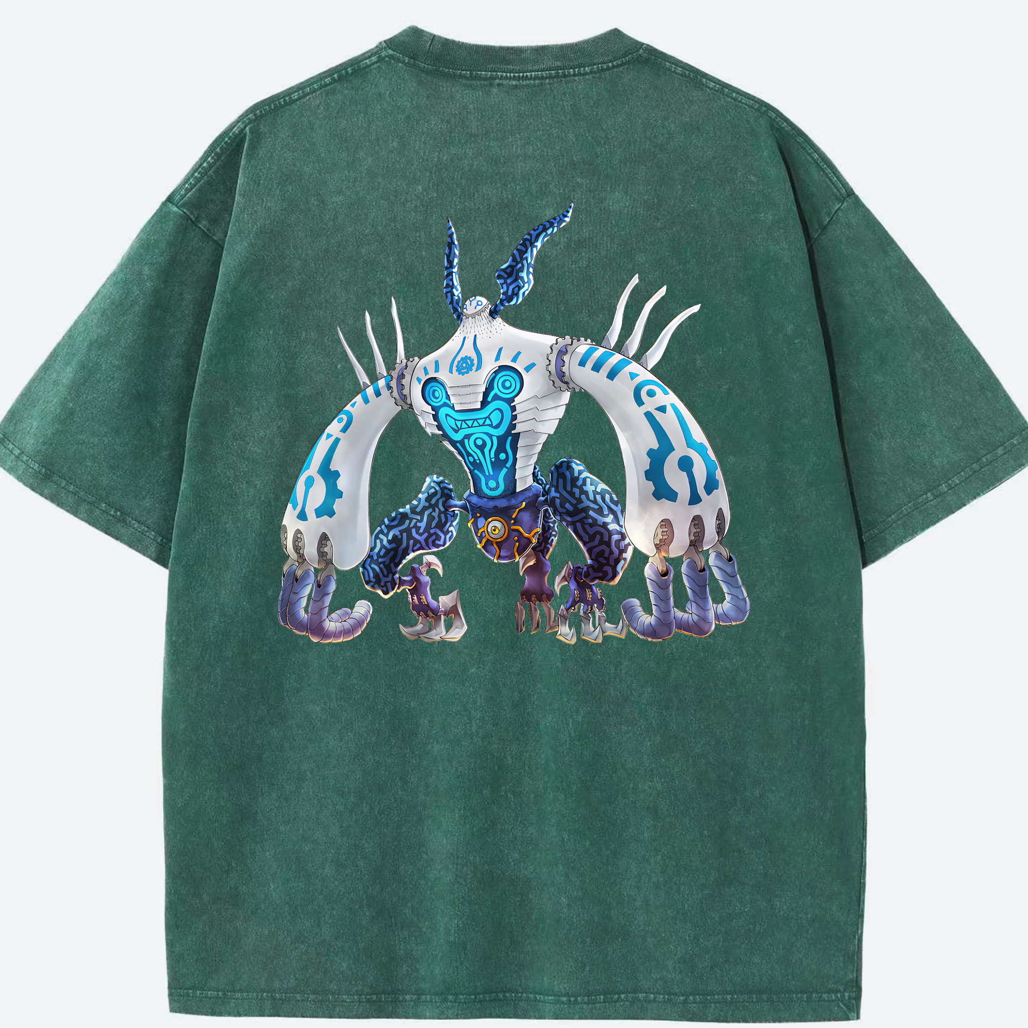 （画像用） 遊☆戯☆王 Yu-Gi-Oh! 綿100% ヴィンテージ風 半袖Tシャツ（背面プリント）